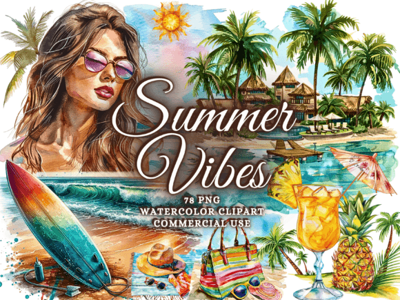 Download Summer Clipart - Summer Sublimation Png - Clipart Collection