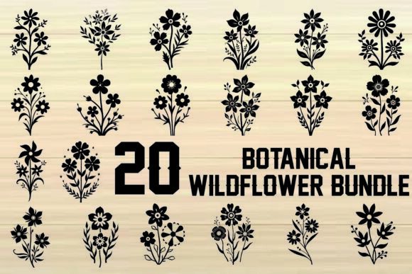 Download Botanical Wildflower Bundle - Botanical Collection