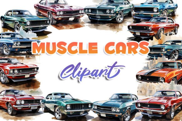 Download Muscle Cars Clipart - Clipart Collection