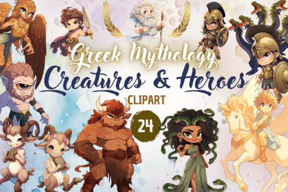 Download Greek Mythology Creatures - Clipart - Clipart Collection