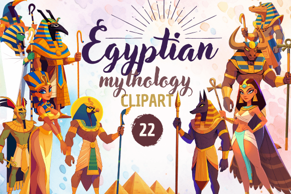 Download Egyptian Mythology Gods - Clipart - Clipart Collection