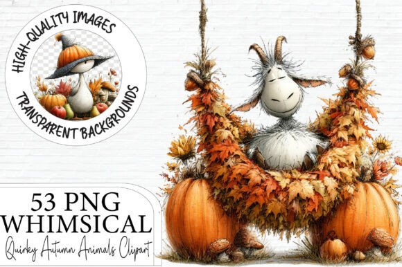 Download Quirky Autumn Animals Clipart Bundle - Clipart Collection