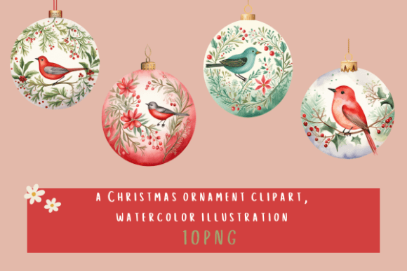 Download A Christmas Ornament Clipart, Watercolor - Clipart Collection