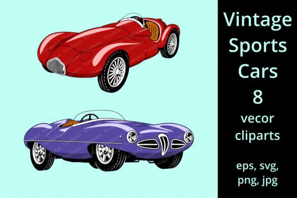 Download Retro Sports Cars Cliparts - Clipart Collection