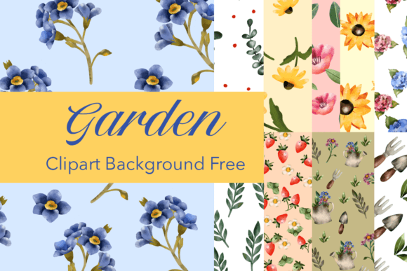 Download Garden Clipart Background Free - Clipart Collection